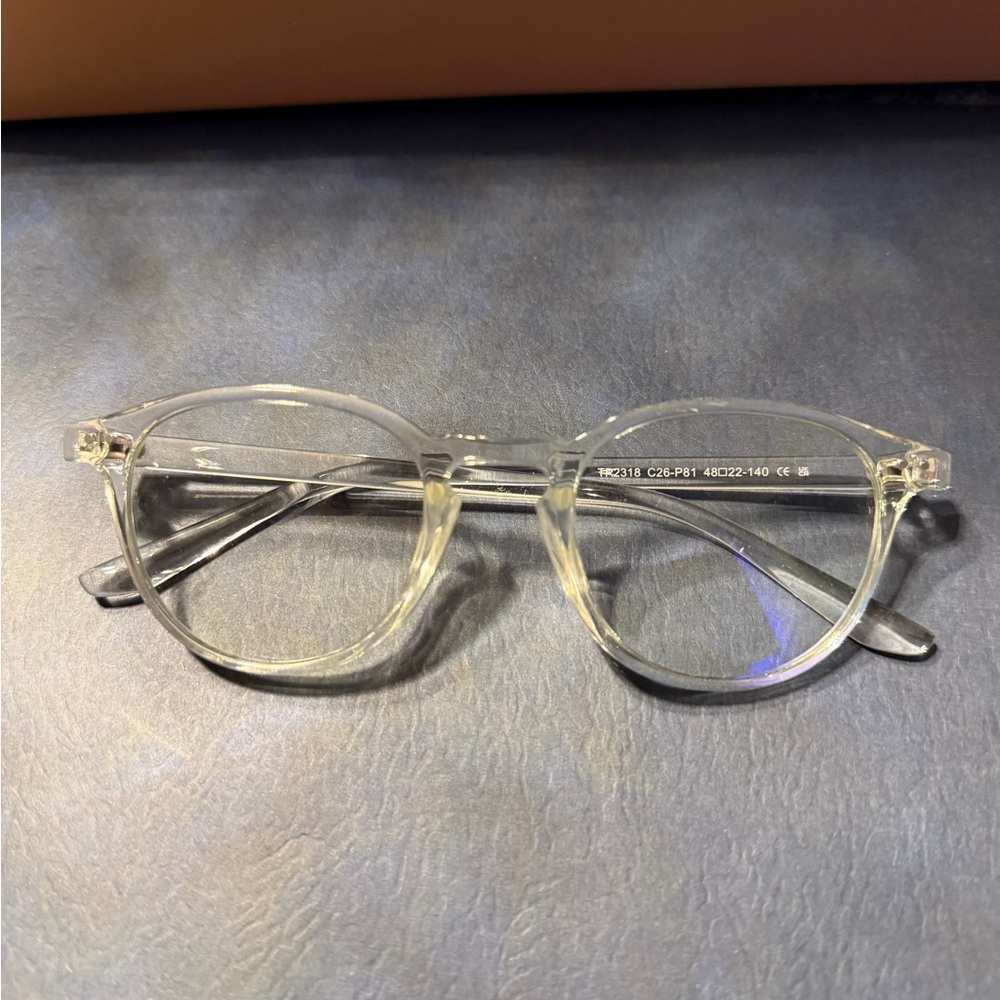 Clear Round Glasses